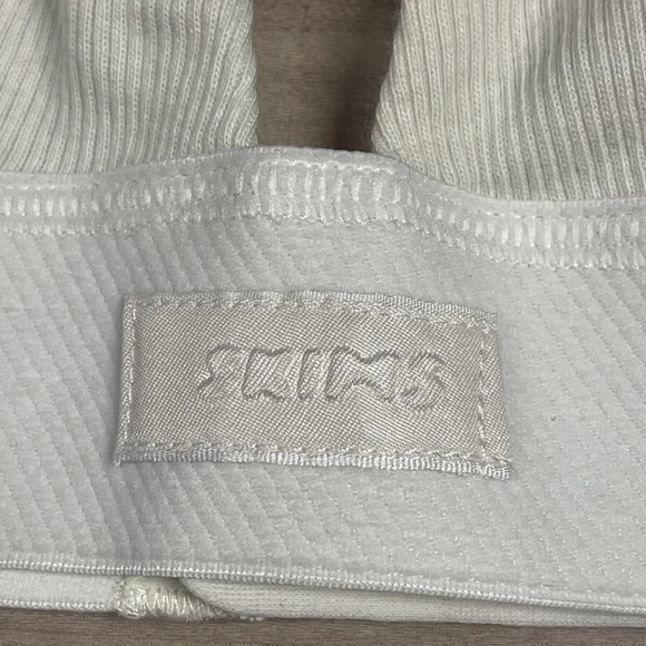 Skims By Kim K Cotton Plunge Bralette BR-PLG-0037 Bone Size 2X NWT Women’s Bra - Picture 3 of 16